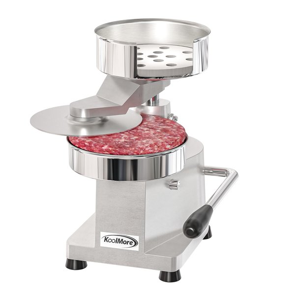 Koolmore Burger Press Patty Maker for 6” Hamburgers, Stainless-Steel Manual Forming Machine CHM-6